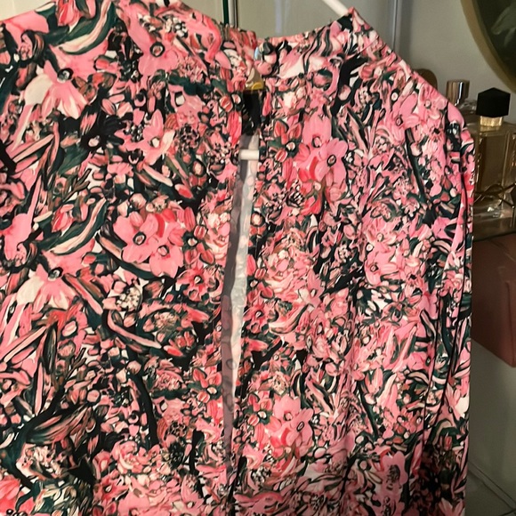 Long sleeve dress with front split - Picture 1 of 6